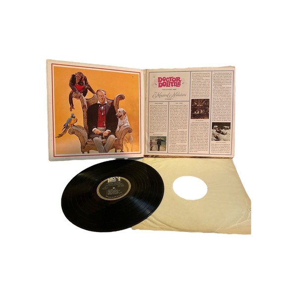 Doctor Dolittle (1967) Vinyl LP + BOOK • Soundtrack, Rex Harrison - Picture 2 of 2